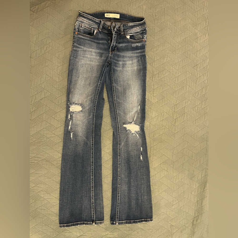 BKE Audrey slim fit mid rise boot cut 28x33 1/2 Jean
